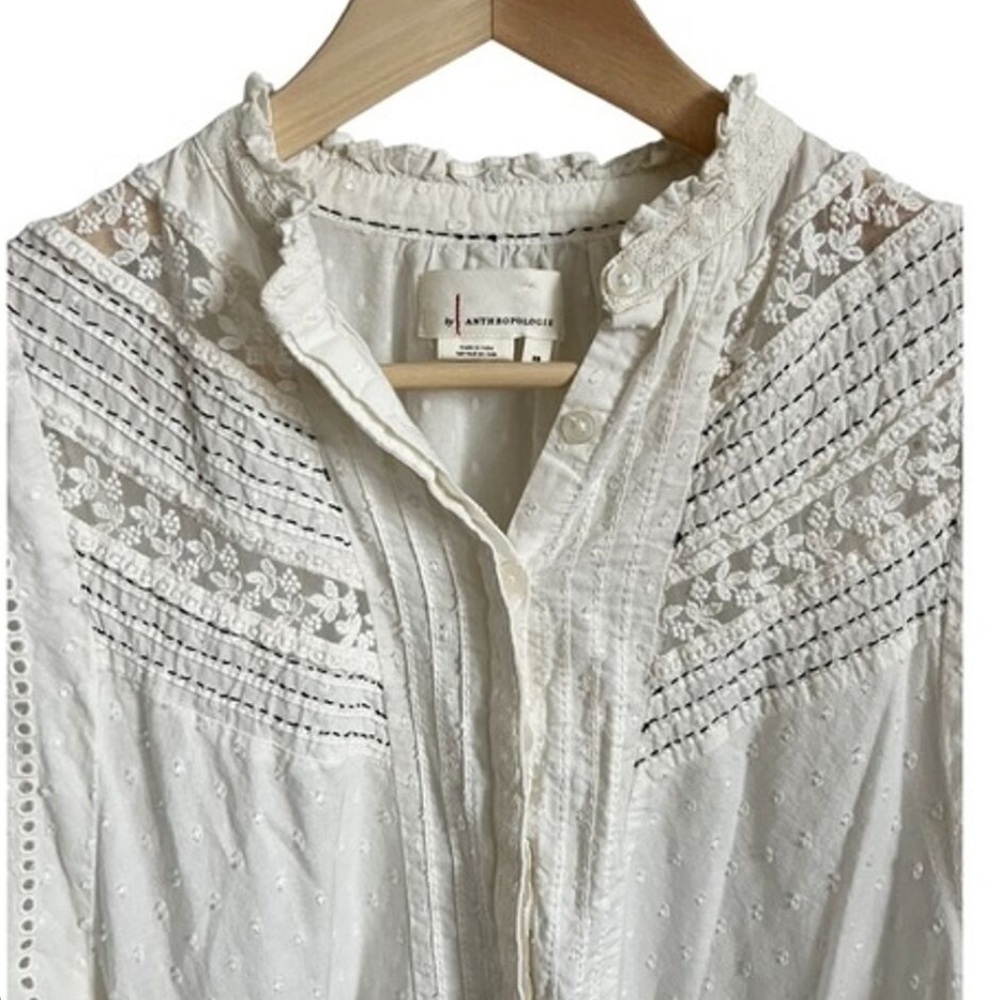 Anthropolgie Vicenza Lace Babydoll Tunic Dress size XL